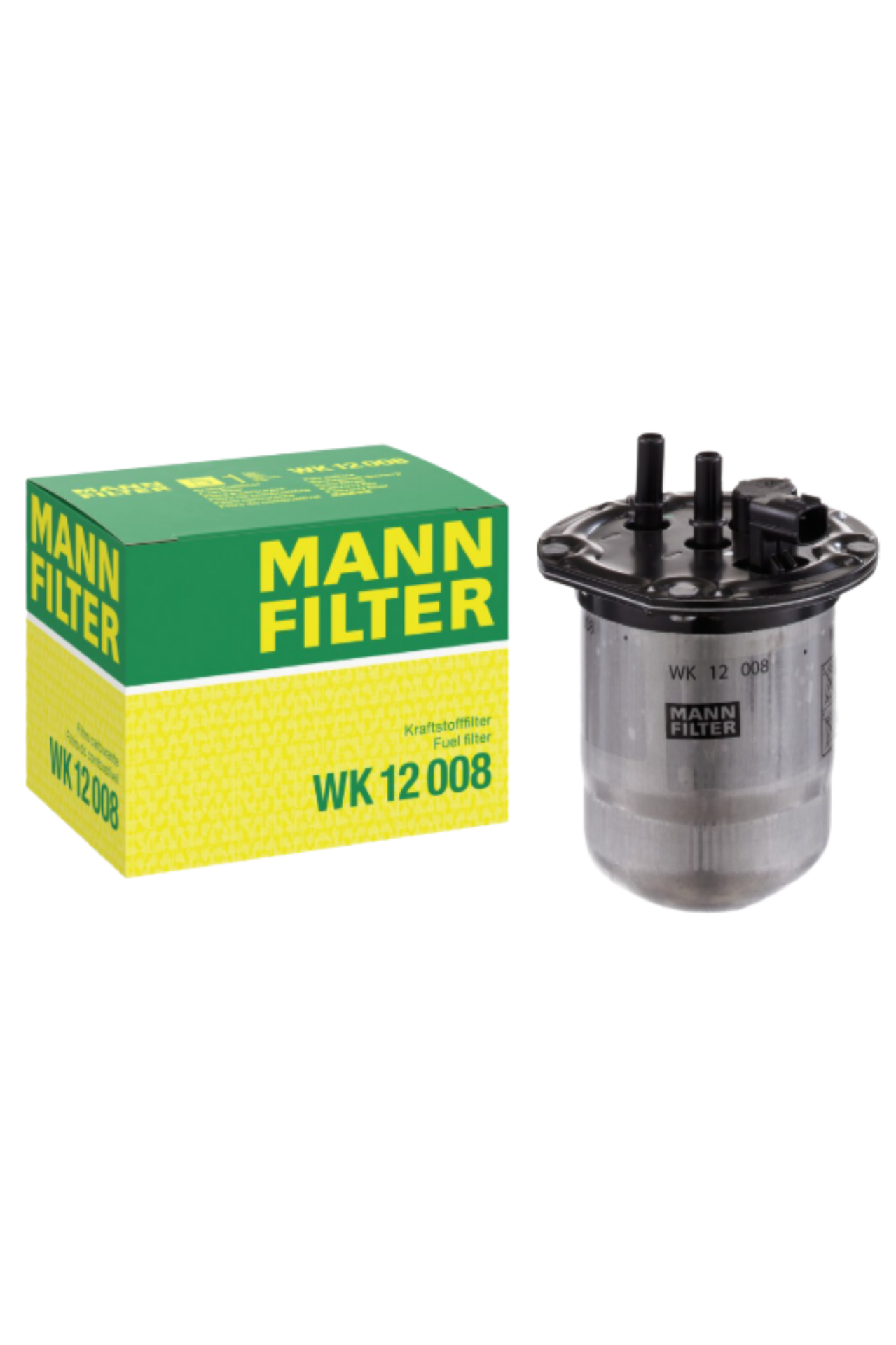 CLIO IV - CAPTUR I - DOKKER - DUSTER - SYMBOL III - MICRA V - CITROEN C-ELYSEE YAKIT FİLTRESİ (METAL KUTU) 164005420R MANN WK12008