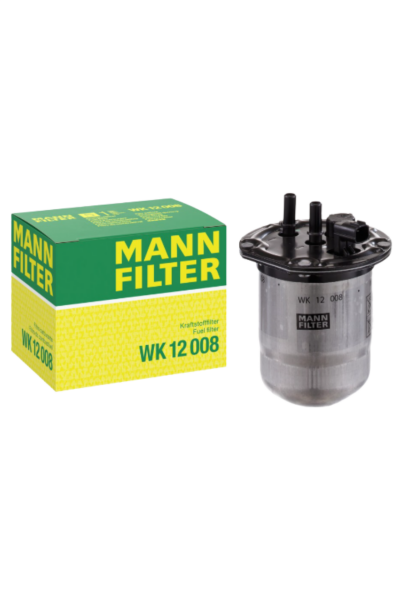 CLIO IV - CAPTUR I - DOKKER - DUSTER - SYMBOL III - MICRA V - CITROEN C-ELYSEE YAKIT FİLTRESİ (METAL KUTU) 164005420R MANN WK12008