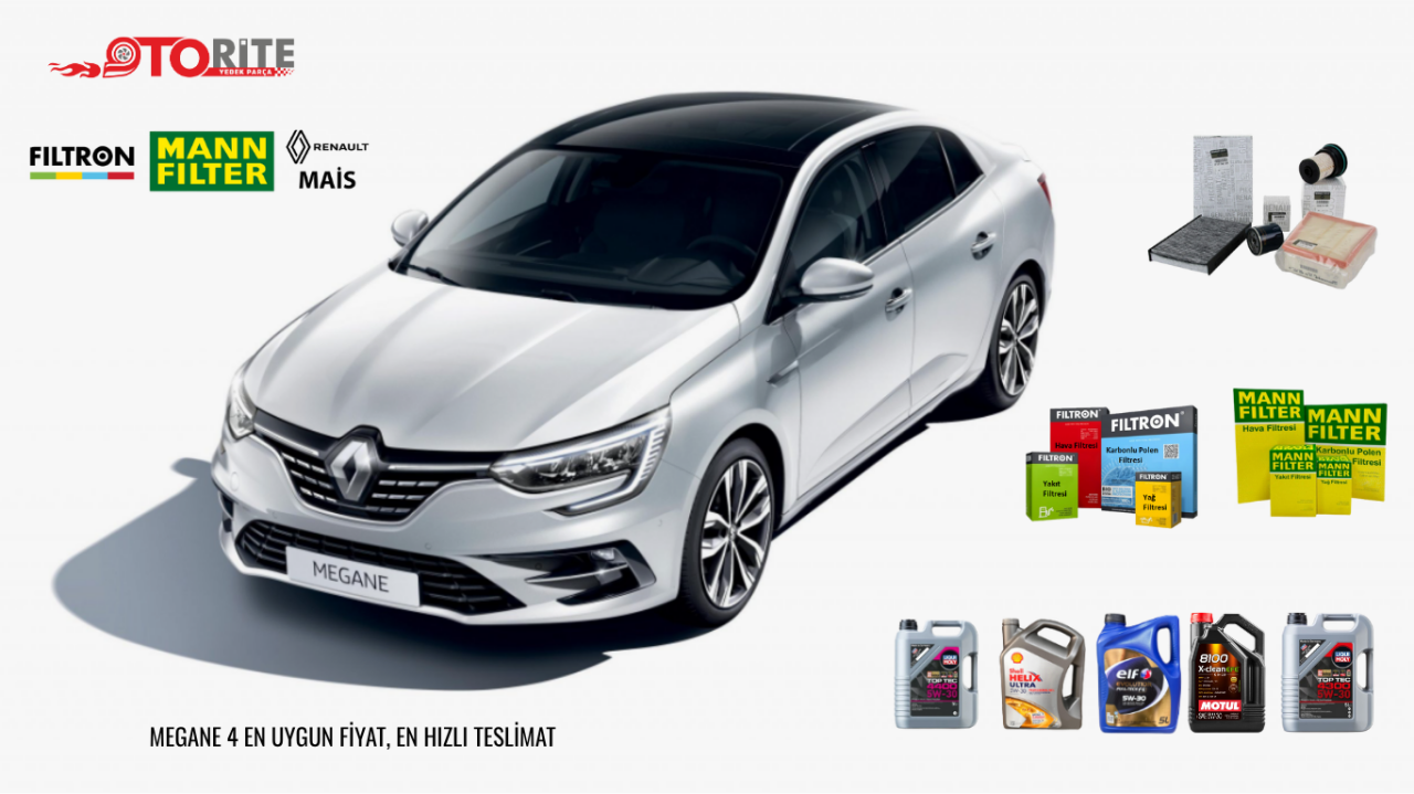 Megane IV Bakım Seti, Hangi Yağ ve Hangi Filtre Kullanılır?