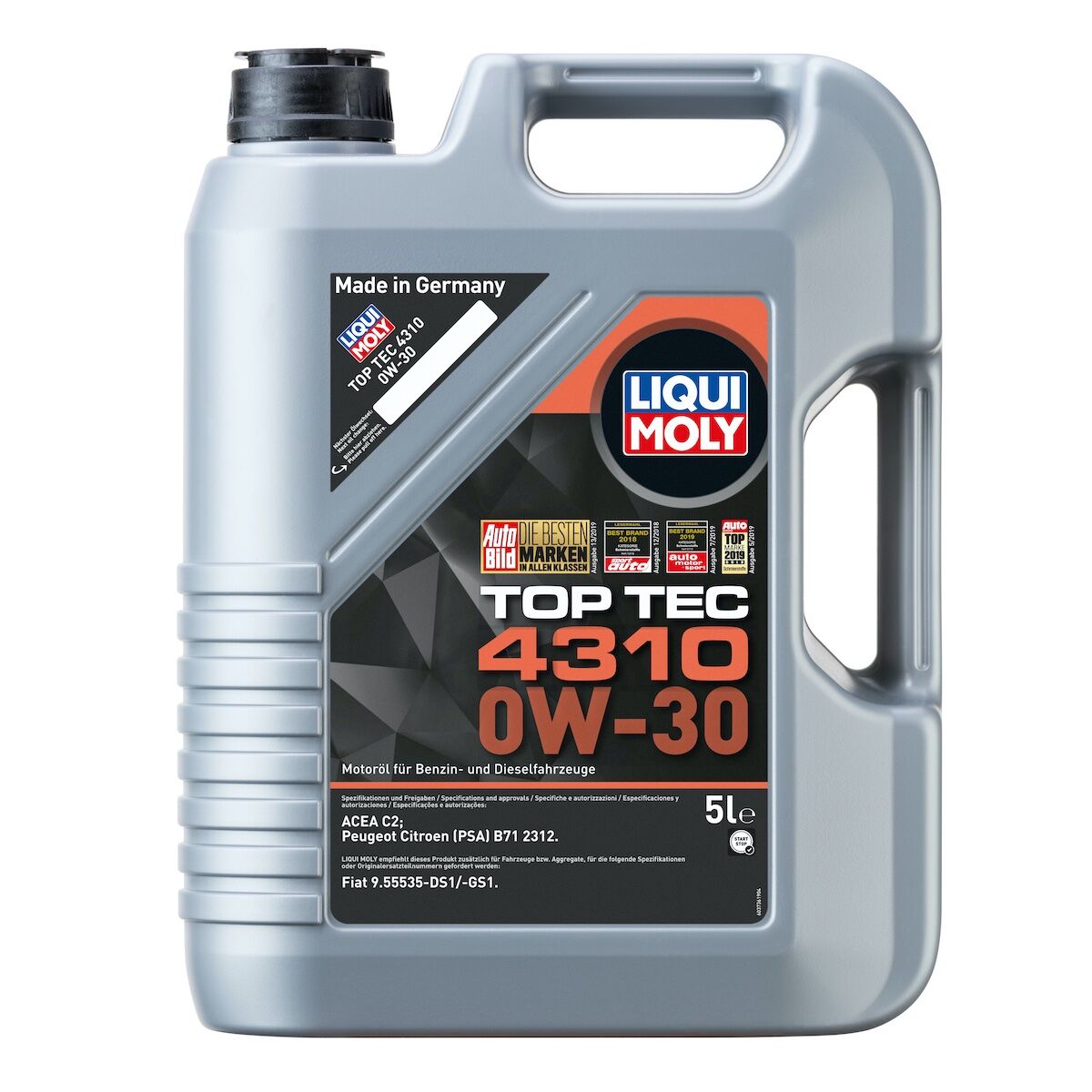 MOTOR YAĞI 0W30 TOP TEC 4310 0W30 5 LT. - LIQUI MOLY 2362