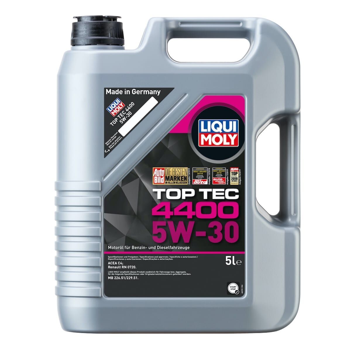 MOTOR YAĞI  TOP TEC 4400 5W30 RN720 5LT. - LIQUI MOLY 2322