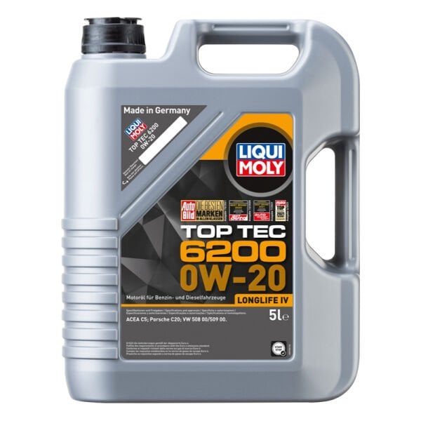 MOTOR YAĞI TOP TEC 6200 0W20 5 LİTRE - LIQUI MOLY 20789
