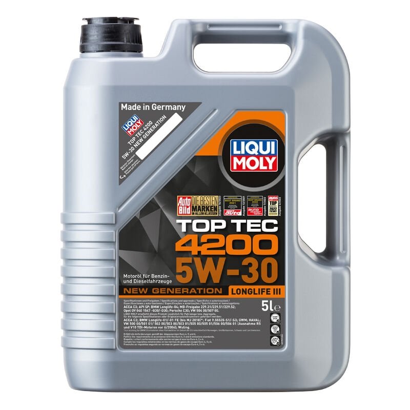 MOTOR YAĞI 5W30 TOP TEC 4200 5LT. - LIQUI MOLY 8973