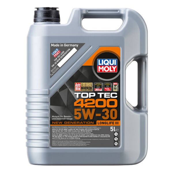 MOTOR YAĞI 5W30 TOP TEC 4200 5L - LIQUI MOLY 8973