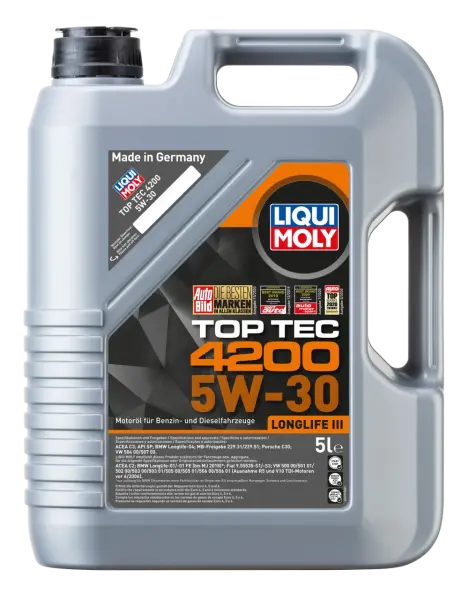 MOTOR YAĞI 5W30 TOP TEC 4200 5LT. - LIQUI MOLY 8973