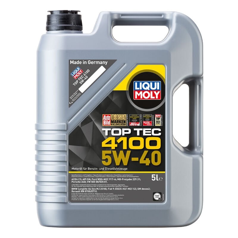 MOTOR YAĞI 5W40 TOP TEC 4100 5LT. - LIQUI MOLY 9511