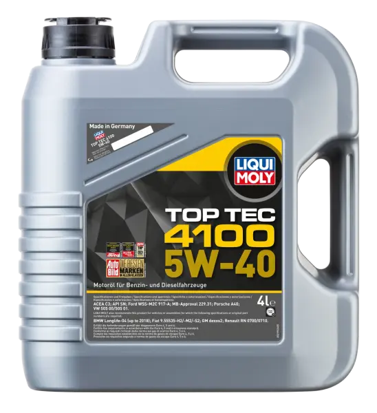 MOTOR YAĞI TOP TEC 4100 5W40 4LT. - LIQUI MOLY 2195