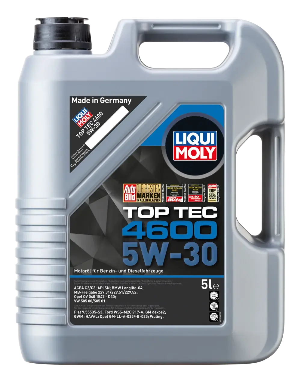 MOTOR YAĞI 5W30 TOP TEC 4600 5LT. - LIQUI MOLY 2316