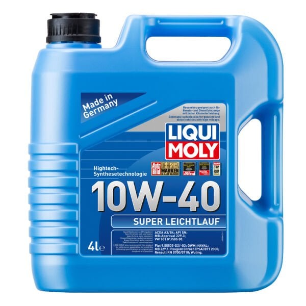 MOTOR YAĞI 10W40 SUPER LEICHTLAUF 4 LİTRE - LIQUI MOLY 9504