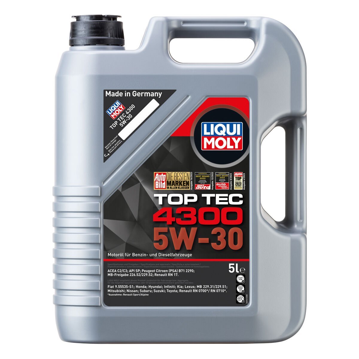 MOTOR YAĞI TOP TEC 4300 5W30 5LT. - LIQUI MOLY 2324