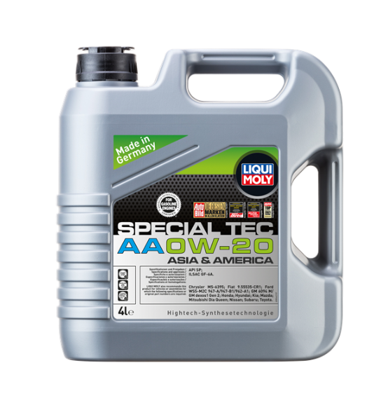 MOTOR YAĞI 0W20 SPECIAL TEC AA 4LT. - LIQUI MOLY 9705