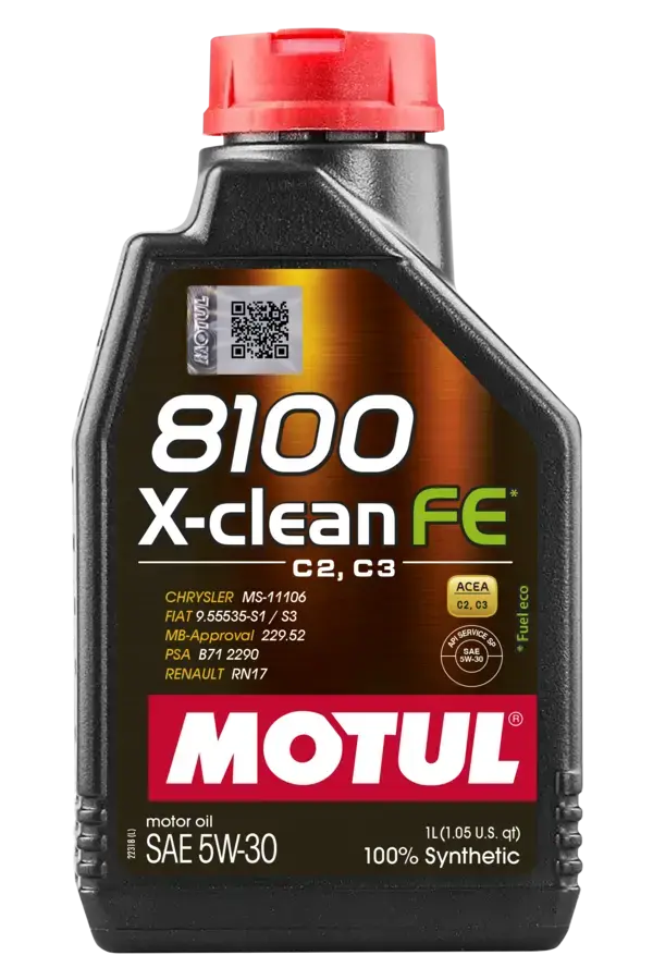 MOTOR YAĞI 8100 X-CLEAN FE 5W30 RN17 1 LİTRE - MOTUL 112771