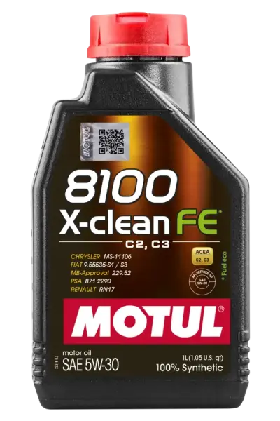 MOTOR YAĞI 8100 X-CLEAN FE 5W30 RN17 1 LİTRE - MOTUL 112771