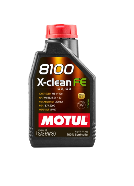MOTOR YAĞI 8100 X-CLEAN FE 5W30 RN17 1 LİTRE - MOTUL 112771