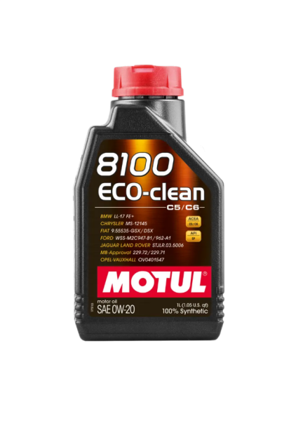 MOTOR YAĞI 8100 ECO-CLEAN 0W20 1 LİTRE - MOTUL 108813