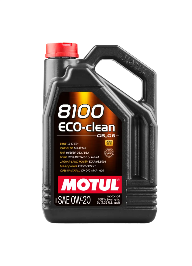 MOTOR YAĞI 8100 ECO-CLEAN 0W20 5LT. - MOTUL 108862