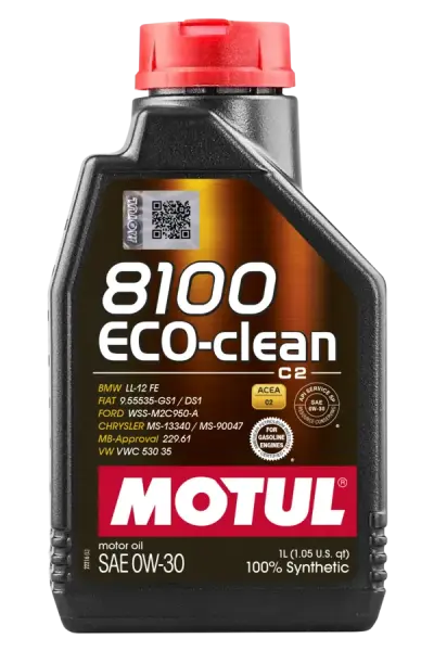 MOTOR YAĞI 8100 ECO-CLEAN 0W30 1LT. - MOTUL 102888