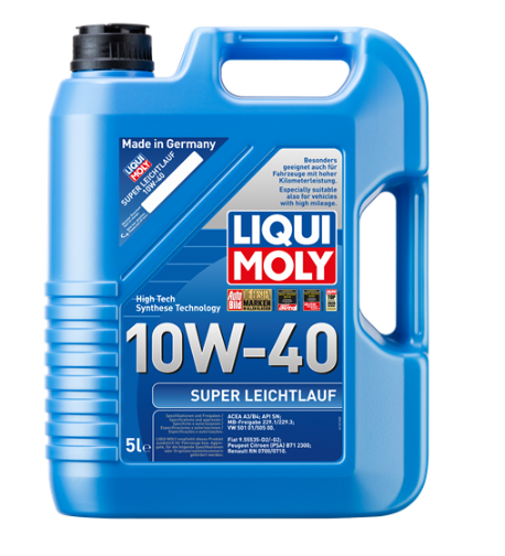 MOTOR YAĞI 10W40 SUPER LEICHTLAUF 5 LİTRE - LIQUI MOLY 9505