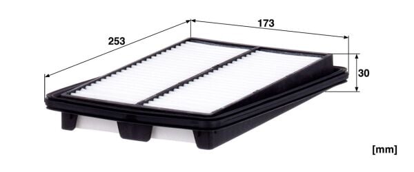 HAVA FİLTRESİ 165464BA1A - MANN C25040