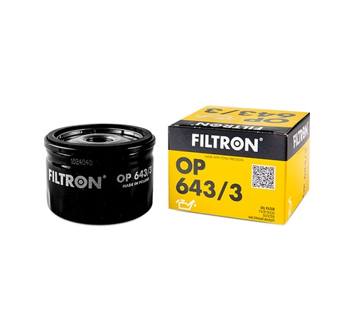 RENAULT 1.5 DİZEL K9K EURO 3 YAĞ FİLTRESİ 8200768913 - FILTRON OP643/3