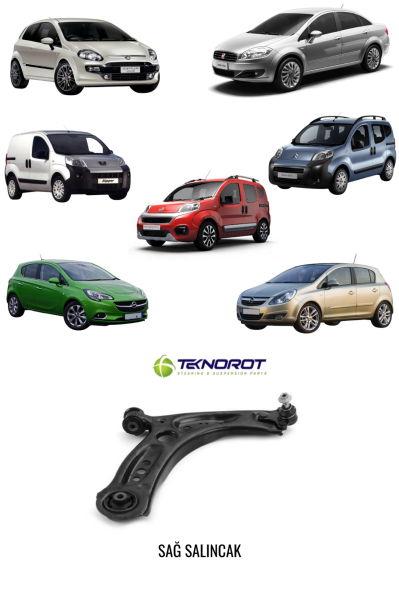LİNEA-FİORİNO-NEMO-BİPPER-PUNTO-CORSA D-CORSA E SAĞ SALINCAK TEKNOROT 51895366 F-486