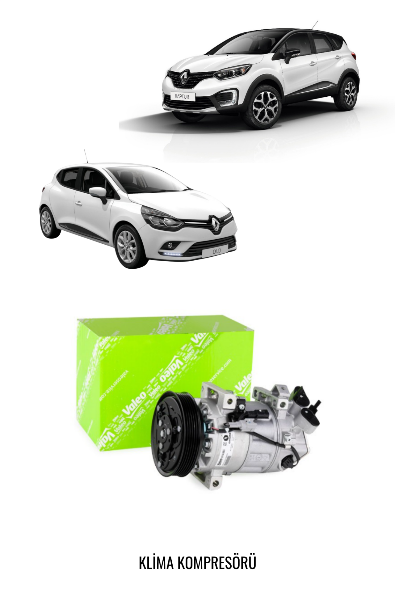 CAPTUR I-CLIO IV ( 1.5 DCI ) KLİMA KOMPRESÖRÜ  VALEO 926002352R 813383