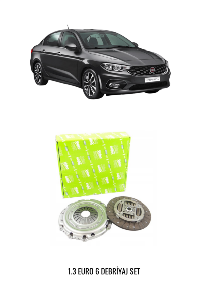 FIAT EGEA - 500L - ALFA MITO - LANCIA YPSILON DEBRİYAJ SETİ RULMANSIZ EURO 6 55261925 VALEO 832270