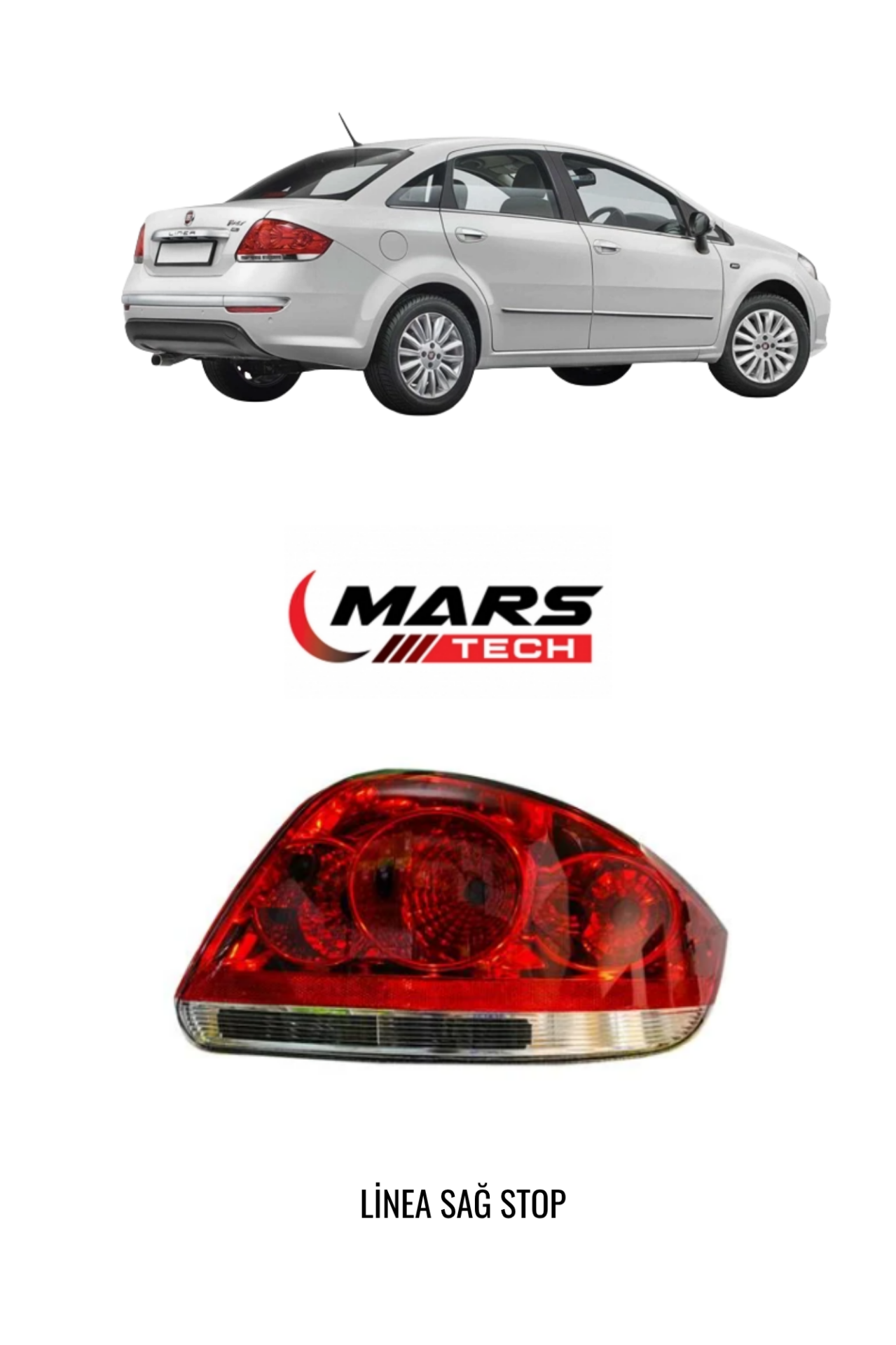FIAT LINEA SAĞ STOP LAMBASI 51869227 - MARS 510380