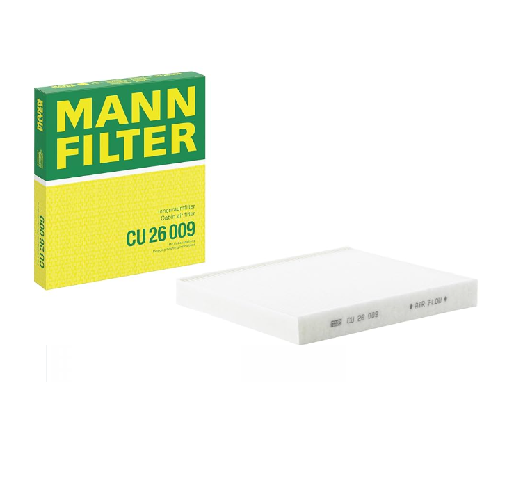 VW GOLF VII - PASSAT - TIGUAN - TOURAN - CRAFTER - AUDI A3 - SEAT LEON - SKODA OCTAVIA POLEN FİLTRESİ 5Q0818653 - 5Q0819653 MANN CU26009