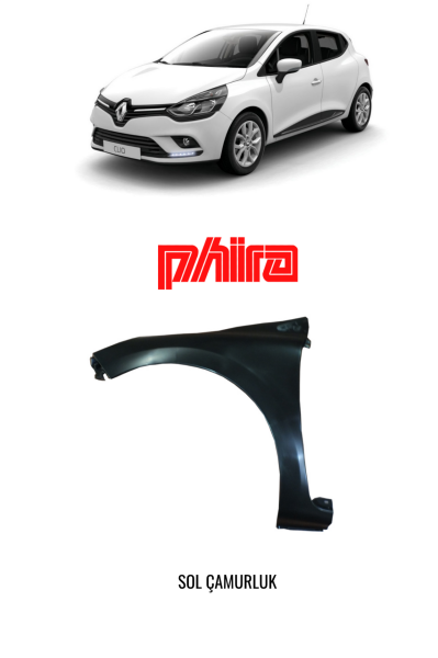 RENAULT CLIO IV ÖN ÇAMURLUK SOL 631017984R PHIRA CL-12510