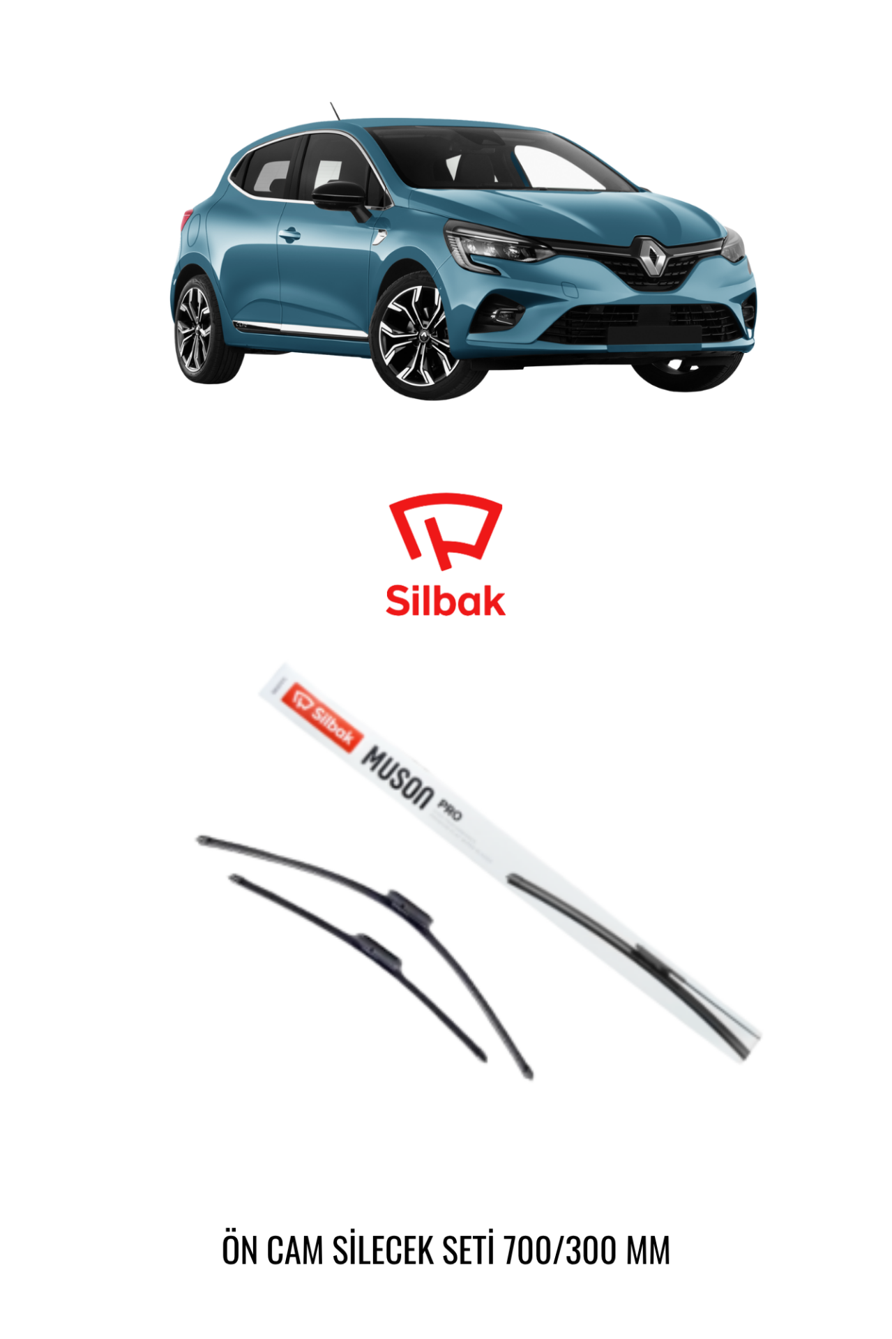 RENAULT CLIO V SİLECEK SETİ 288908334R [700/300 MM] SILBAK SB2812P