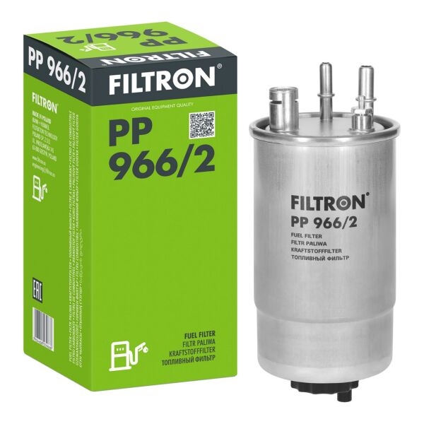 YAKIT FİLTRESİ 77363804 - FILTRON PP966/2  EURO 4 - 3 ÇIKIŞLI