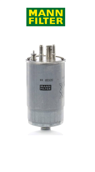 YAKIT FİLTRESİ 77363804- MANN WK853/20 EURO 4 - 3 ÇIKIŞLI