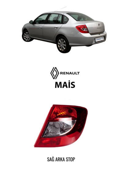 RENAULT CLIO SYMBOL SEDAN - THALIA STOP LAMBASI SAĞ 8200700047 RENAULT MAIS