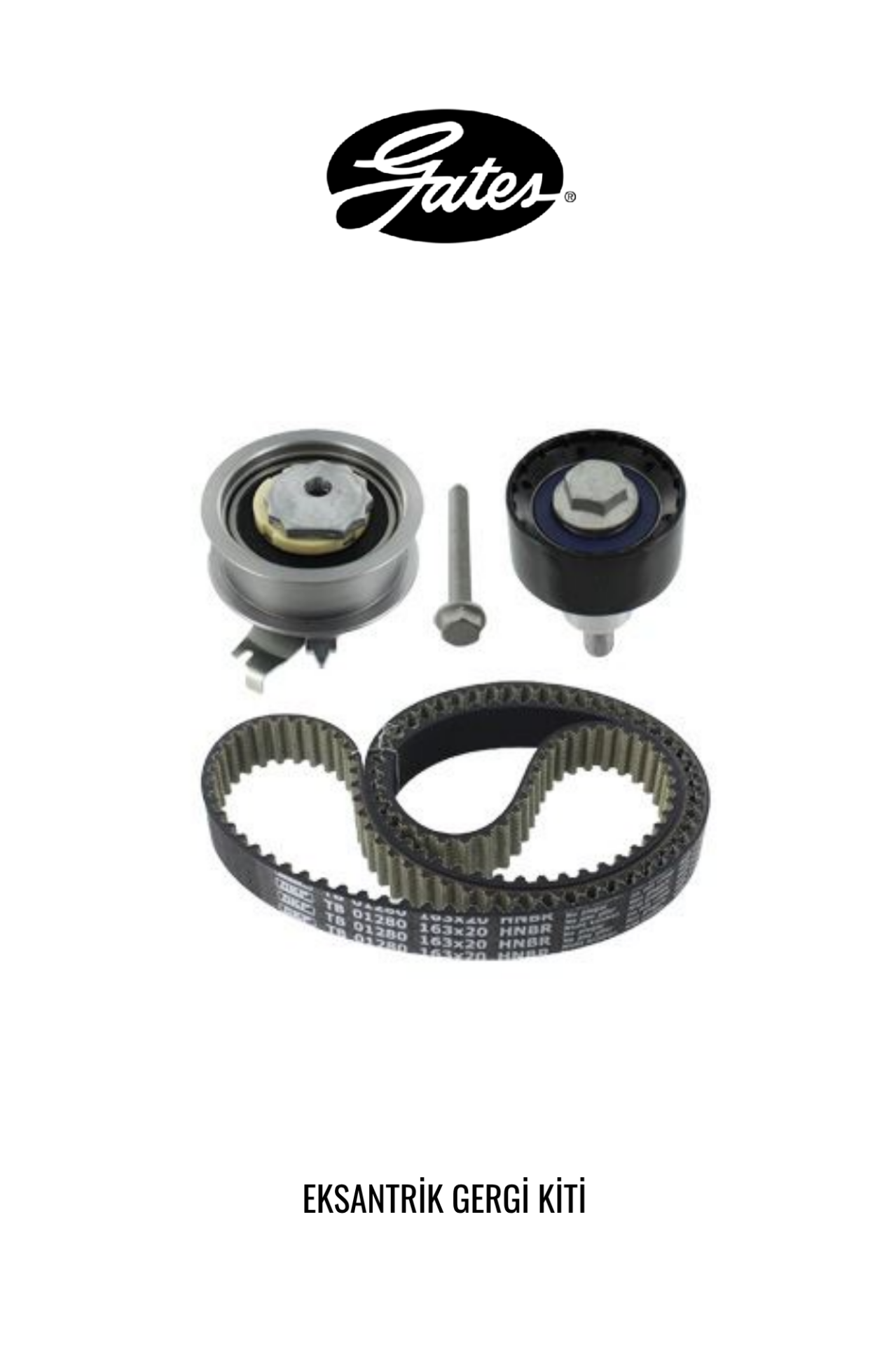 GOLF VII - PASSAT - POLO - AUDI A3 - SEAT LEON - SKODA OCTAVIA 1.2 TSI - 1.4 TSI EKSANTRİK TRİGER SETİ 04E109119F GATES K075680XS