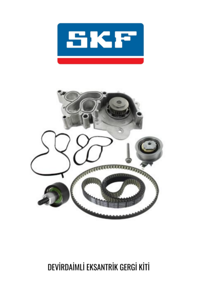 GOLF VII - PASSAT - POLO - AUDI A3 - SEAT LEON - SKODA OCTAVIA 1.2 TSI - 1.4 TSI EKSANTRİK TRİGER SETİ (DEVİRDAİMLİ) 04E109119F SKF VKMC01280