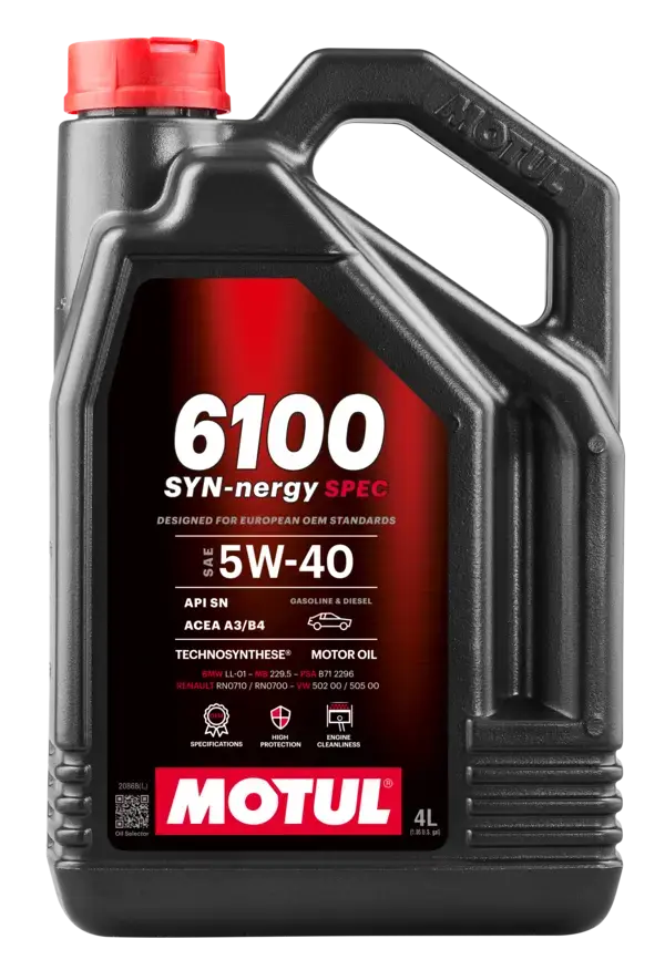 MOTOR YAĞI 6100 SYN-NERGY SPEC 5W40 RN710 RN700 - MOTUL 112926