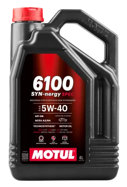 MOTOR YAĞI 6100 SYN-NERGY SPEC 5W40 RN710 RN700 - MOTUL 112926