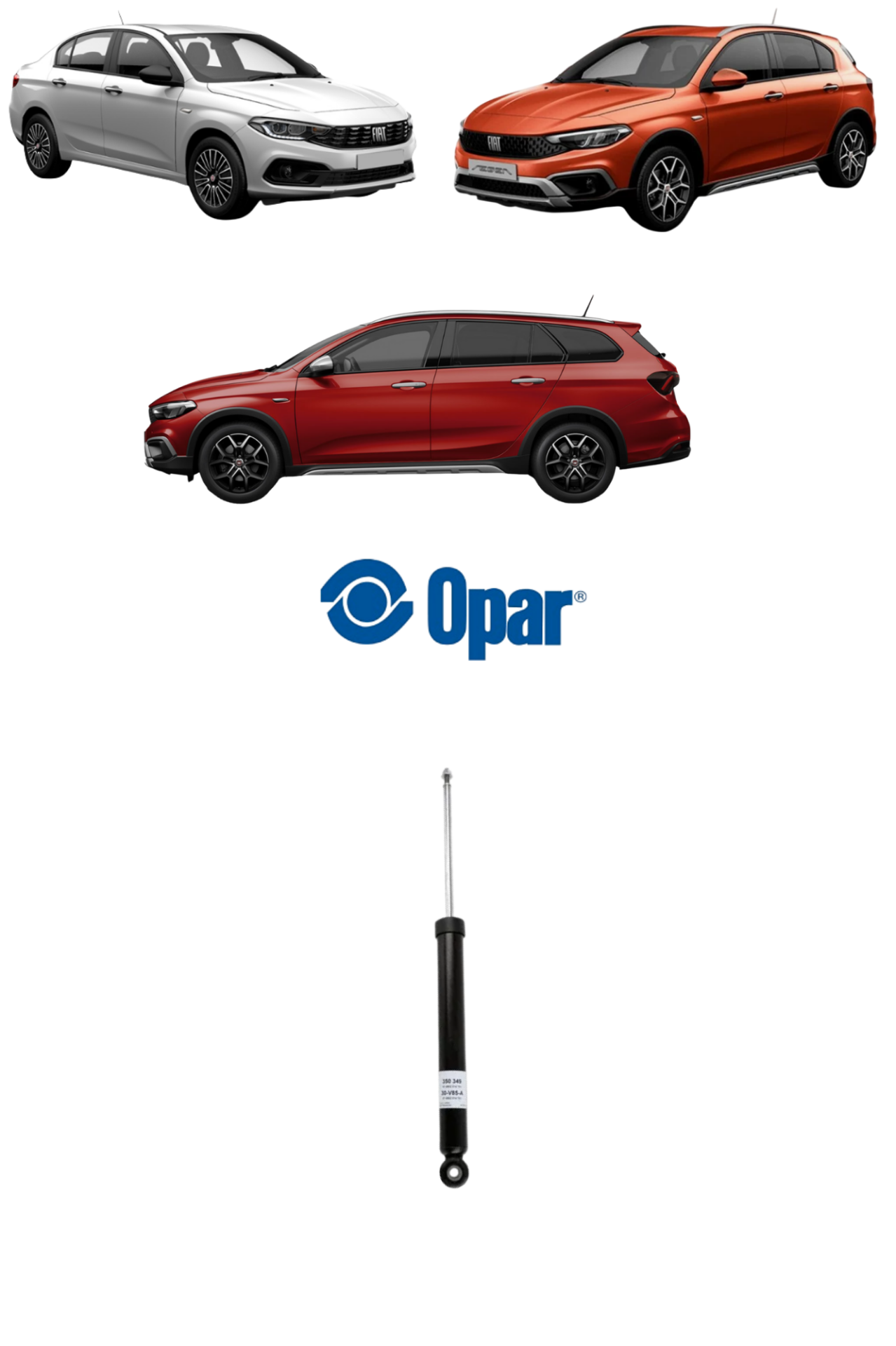 FIAT EGEA ARKA AMORTİSÖR FIAT OPAR 52250085 ( 1 ADET )