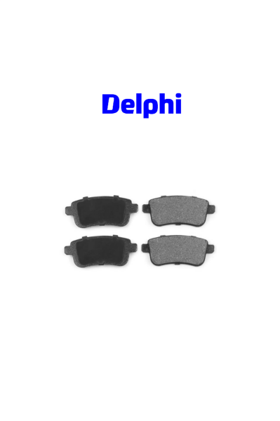 MEGANE 4 ARKA FREN BALATASI (ELEKTRONİK PARK) 440604694R 440603558R - DELPHI LP2153
