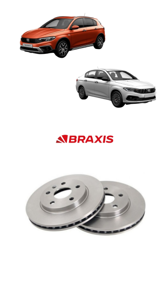 ÖN FREN DİSK TAKIMI EGEA 52159154 - BRAXIS AE1048 ( 281X59.02 ) ( YENİ MODEL )