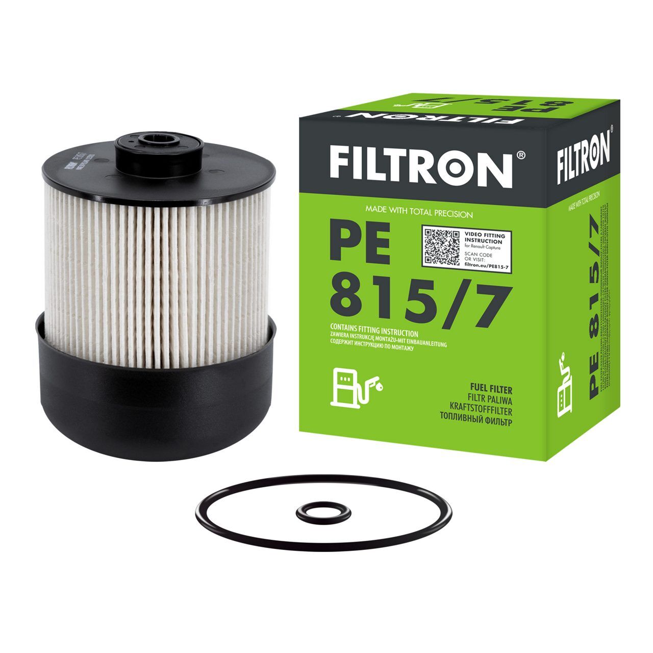 RENAULT CLIO 4 YAKIT FİLTRESİ (KAĞIT) 164000797R - FILTRON PE815/7