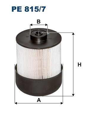 YAKIT FİLTRESİ ( KAĞIT ) FILTRON - 164000797R - PE815/7