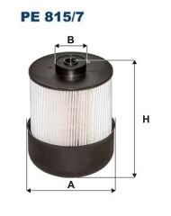 YAKIT FİLTRESİ ( KAĞIT ) FILTRON - 164000797R - PE815/7