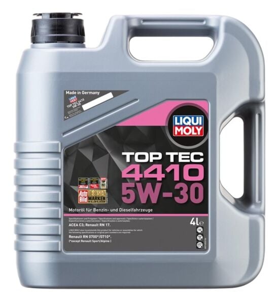 MOTOR YAĞI 5W30 TOP TEC 4410 RN17 4 LİTRE- LIQUI MOLY 21403