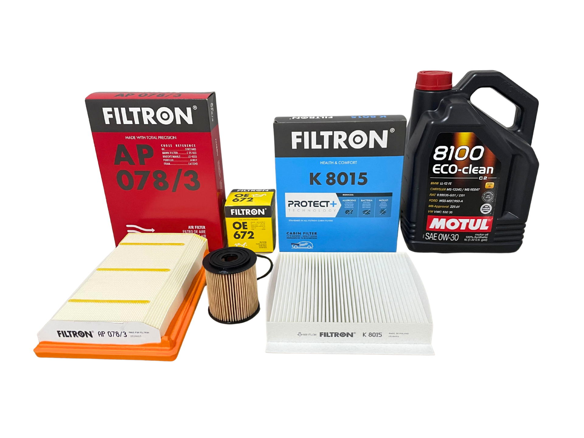 FIAT EGEA 1.6 E-TORQ FİLTRE SETİ - FILTRON & MOTUL