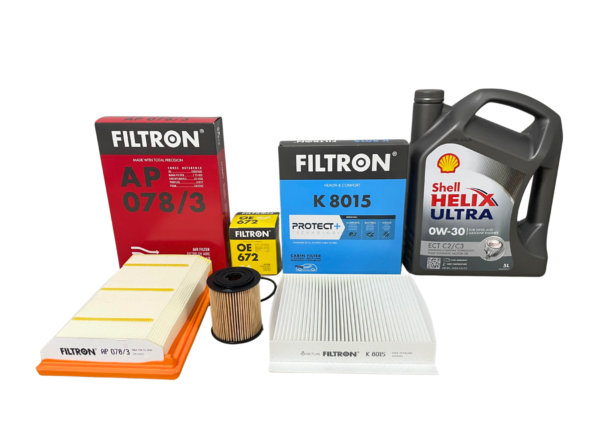 FIAT EGEA 1.6 E-TORQ FİLTRE SETİ - FILTRON & SHELL