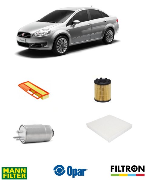 LİNEA 1.3 EURO 4 BAKIM SETİ ( TIRNAKLI YAĞ FİLTRESİ )