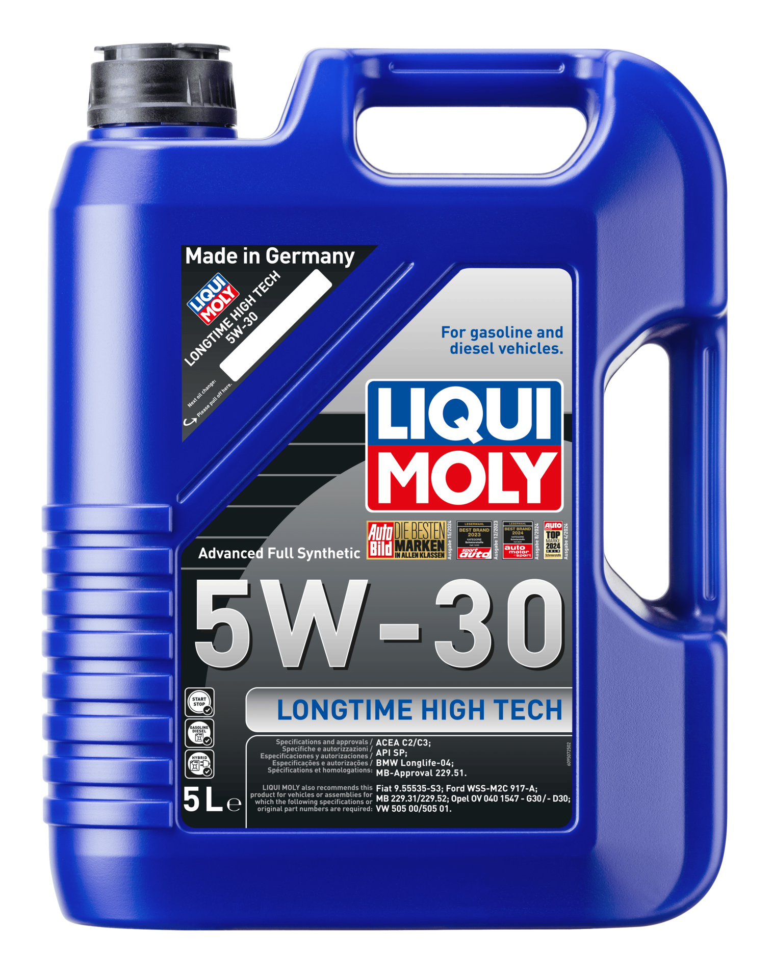 MOTOR YAĞI 5W30 LONGTIME HIGH TECH 5LT. - LIQUI MOLY 9507