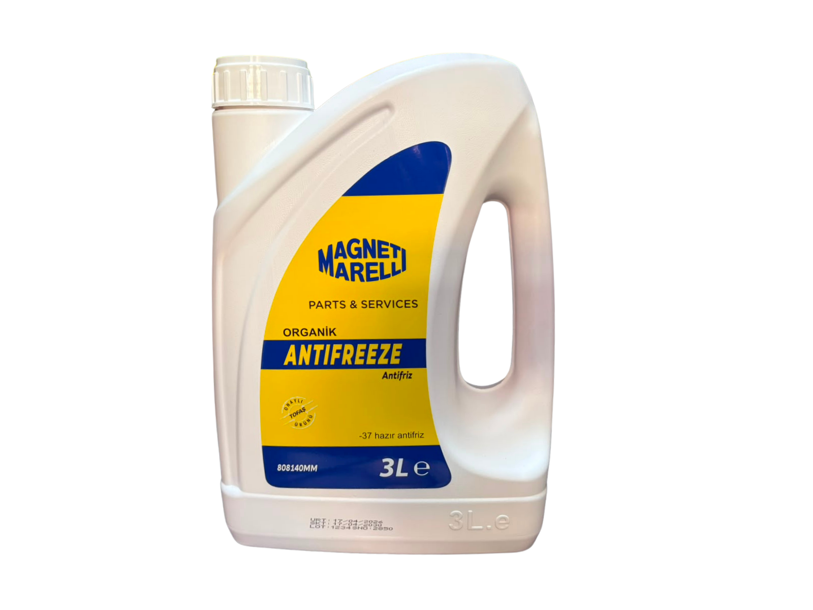 ANTİFRİZ KIRMIZI (TOFAŞ ONAYLI) 3 LİTRE - MAGNETTI MARELLI 808140MM
